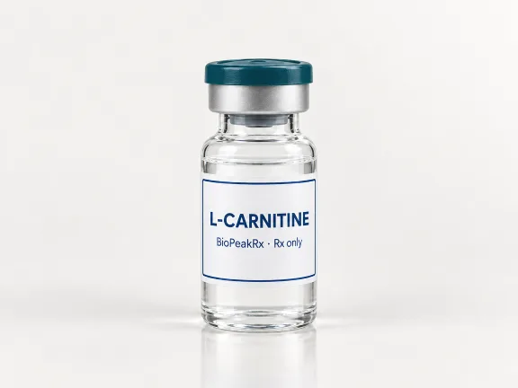 L-Carnitine vial — BioPeakRx, prescription only