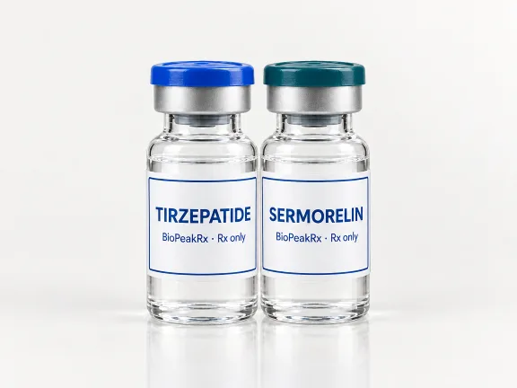 Lean & Strong (Tirzepatide) vial — BioPeakRx, prescription only